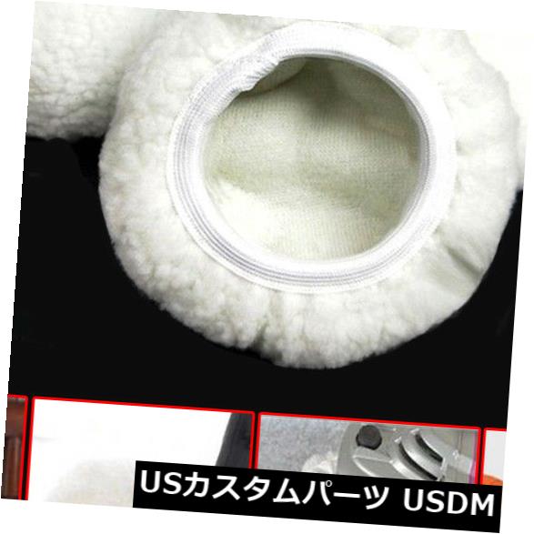 USメッキパーツ 6x研磨ボンネットバッファーパッドソフトウールフィット5-6インチ車ポリッシャー耐久性 6x Polishing Bonnet Buffer Pads Soft Wool Fit For 5-6 inch Car Polisher Durable 【並行輸入品】 27,179円