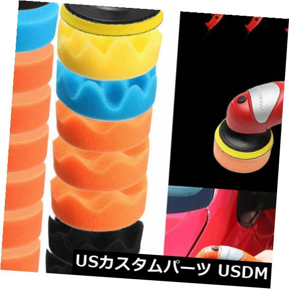 USメッキパーツ 19個/セット3インチ80 mmスポンジバフバフ研磨パッドキット用車ポリッシャー新しい 19Pcs/Set 3 inch 80mm Sponge Buff Buffing Polishing Pad Kit For Car Polisher New 【並行輸入品】