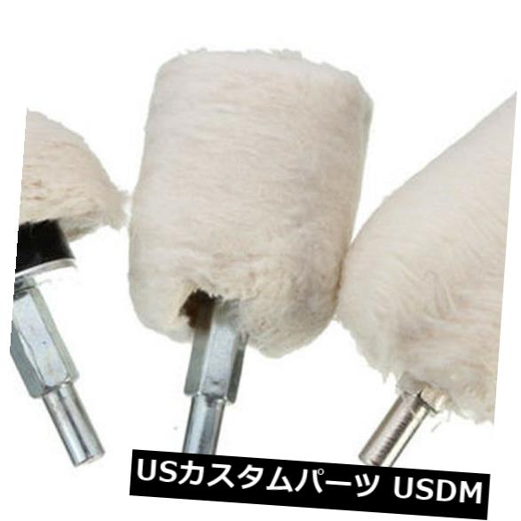 USメッキパーツ 車のアルミニウム、ステンレス鋼のための普遍的な3 PCの磨くバフのパッドのモップのキット Universal 3 Pcs Polishing Buffing Pad Mop Kit For Car Aluminum .Stainless Steel 【並行輸入品】