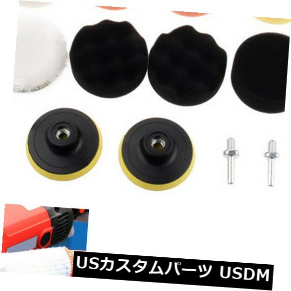 USメッキパーツ 22 x車体ウィンドウポリッシャーツール3 ''研磨パッドスポンジバフ研磨キット洗える 22 x Car Body Window Polisher Tool 3'' Polishing Pad Sponge Buffing Kit Washable 【並行輸入品】