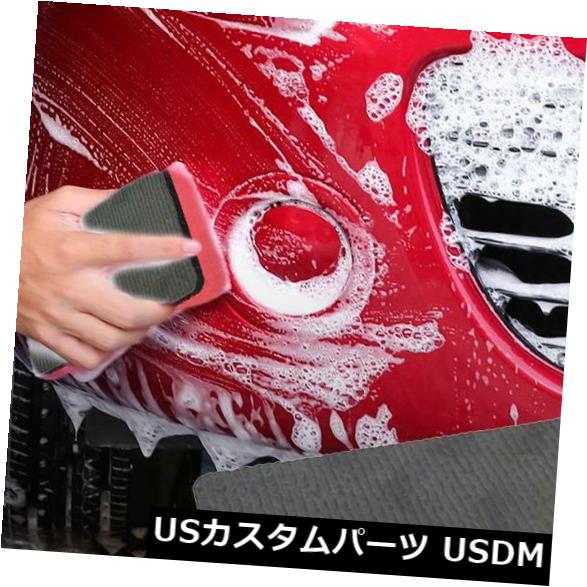 USメッキパーツ カーマジッククレイバーパッドスポンジブロッククリーニング消しゴム車洗浄ポーランドツール Car Magic Clay Bar Pad Sponge Block Cleaning Eraser Car Washing Polish Tools 【並行輸入品】