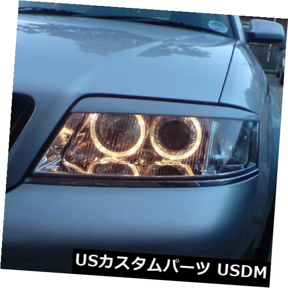 アイライン まぶた眉毛フロントヘッドライトライト眉トリム-アウディA6 S6 RS6 1998-2004の Eyelids eyebrows FRONT headlight light brows Trim - for Audi A6 S6 RS6 1998-2004 【並行輸入品】