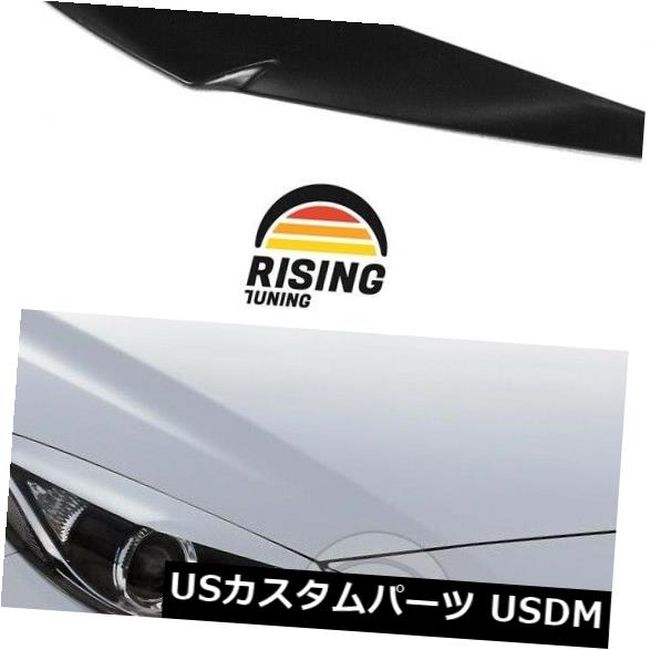 アイライン マツダ3 2013-2016ヘッドライト用まぶた眉毛まつげハロゲンのみをカバー Eyelids eyebrows for Mazda 3 2013-2016 Headlights Covers eyelash Halogen only 【並行輸入品】