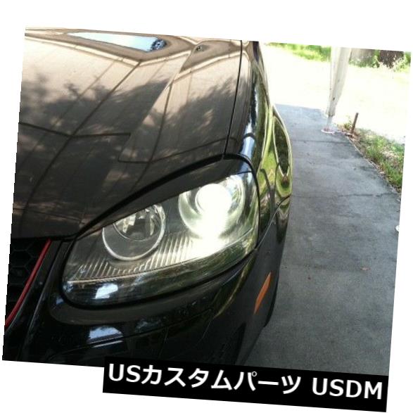 アイライン VW GOLF JETTA RABBIT GTi MK5用まぶた眉毛フロントヘッドライトライトブロウ Eyelids eyebrows FRONT headlight light brows for VW GOLF JETTA RABBIT GTi MK5 【並行輸入品】