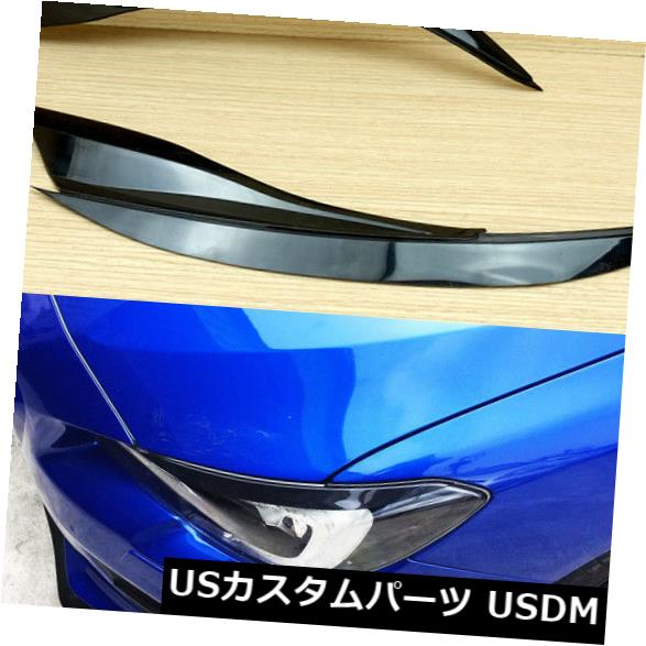 アイライン 2015-2018塗装フロントヘッドライトアイブロウアイリッドカバーWRX STI 4th for SUBARU 2015-2018 Painted Front HeadLight Eyebrow Eyelids Cover WRX STI 4th For SUBARU 【並行輸入品】