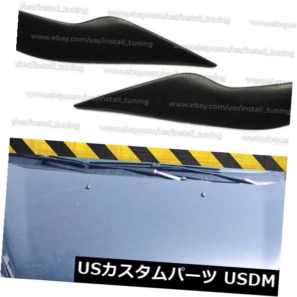 アイライン フォードフォーカス2007-2011のヘッドライトのまぶたの眉毛は眉ABSプラスチックをカバーしています Eyelids Eyebrows on headlights for Ford Focus 2007-2011 covers brows ABS plastic 【並行輸入品】