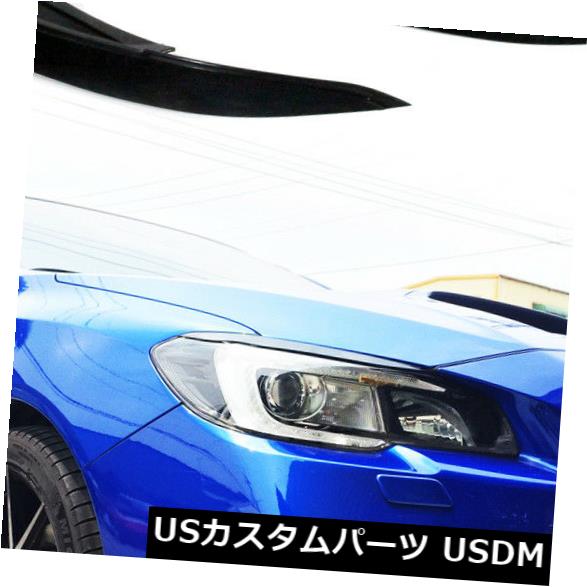 アイライン スバルWRX STIセダンフロントライトカバーまぶたの眉毛17 18 19の塗装 Painted For Subaru WRX STI Sedan Front Light Cover Eyelids Eyebrow 17 18 19 【並行輸入品】
