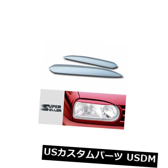 アイライン フォルクスワーゲンゴルフMK3ヘッドライトランプカバートリムアイブロウアイリス91-99の塗装 PAINTED For Volkswagen GOLF MK3 HEADLIGHT LAMP COVER TRIM EYEBROWS EYELIDS 91-99 【並行輸入品】