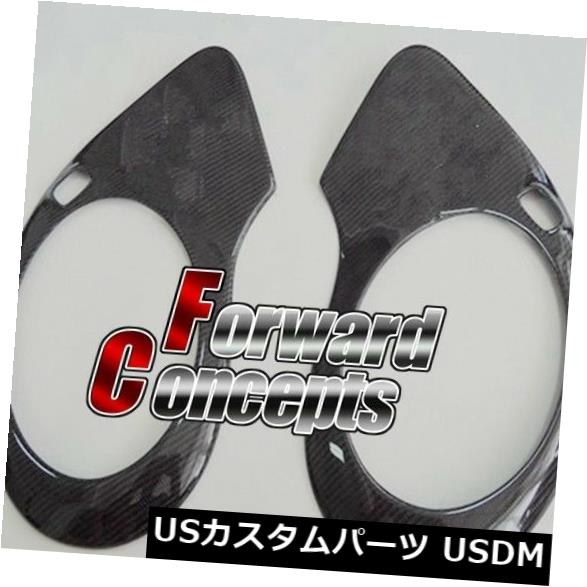 アイライン 炭素繊維ボクスター用996911 986ヘッドライトカバーアイリッドトリム1ペア FOR CARBON FIBER BOXSTER 996 911 986 HEADLIGHTS COVERS EYELIDS TRIMS 1 pair 【並行輸入品】