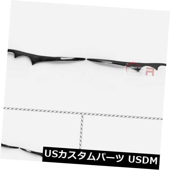 アイライン カーボンファイバーヘッドライト眉毛まぶたカバーキット2個入り07-08スバルレガシィ Carbon Fiber Headlight Eyebrows Eyelids Cover Kits 2pcs For 07-08 Subaru Legacy 【並行輸入品】