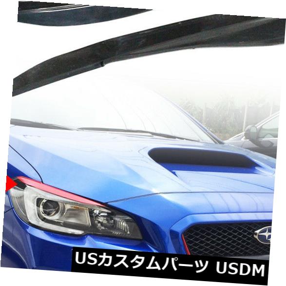 アイライン 2018新スバルSTI WRX 4thセダンのフロントカバーまぶた眉毛ペイントカラー 2018 New For SUBARU STI WRX 4th Sedan Front Cover Eyelids Eyebrow Paint Color 【並行輸入品】