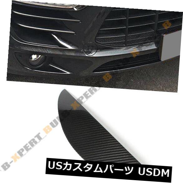 アイライン 14-18ポルシェマカンS GTSターボカーボンファイバーヘッドライトアイリッドカバーアイブロウ用 FOR 14-18 PORSCHE MACAN S GTS TURBO CARBON FIBER HEADLIGHT EYELID COVER EYEBROW 【並行輸入品】