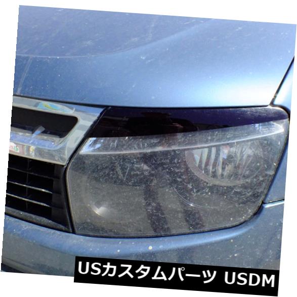 アイライン DACIA RENAULT DUSTER 2009-2015フロントまぶた眉毛ヘッドライトカバー For DACIA RENAULT DUSTER 2009 - 2015 Front Eyelids Eyebrows Headlight Covers 【並行輸入品】
