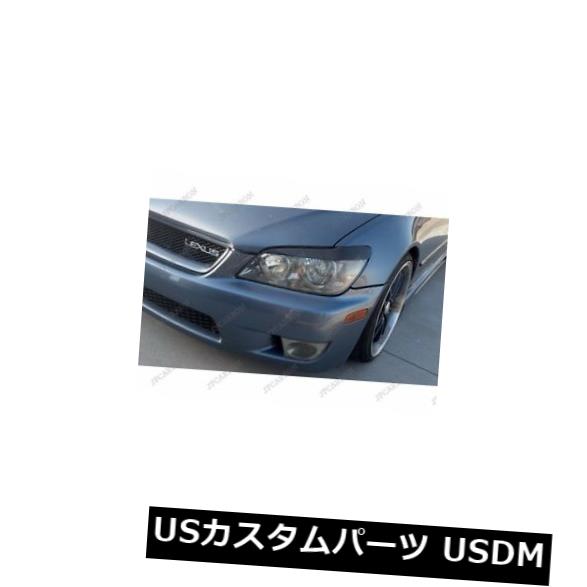 アイライン 98-05レクサスIS200 IS300 C typのカーボンファイバーヘッドライト眉毛まぶたカバー Carbon Fiber Headlight Eyebrows Eyelids Covers for 98-05 Lexus IS200 IS300 C typ 【並行輸入品】