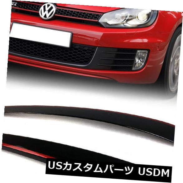 アイライン フォルクスワーゲンVWゴルフ6 MK6ヘッドライトカバーアイブロウアイリス用ペイントブラック+レッド PAINTED BLACK+RED FOR Volkswagen VW Golf 6 MK6 HEADLIGHT COVER EYEBROWS EYELIDS 【並行輸入品】