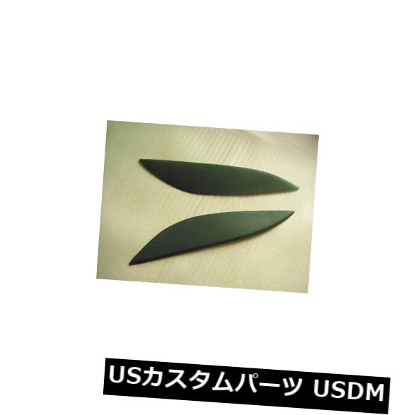 アイライン 2001- 2005年ホンダシビックES EM 2/4ドア用グラスファイバーヘッドライト眉毛 Fiberglass Headlight Eyebrows Eyelids for 2001-2005 Honda Civic ES EM 2/4 Door 【並行輸入品】