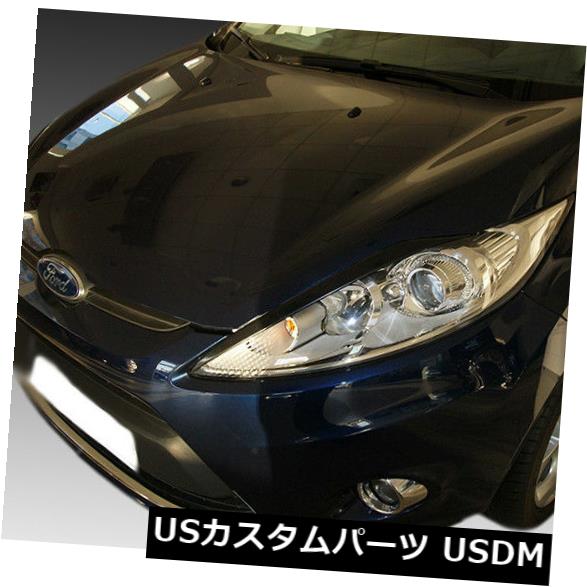 アイライン フォードフィエスタMK7 2008-2013ヘッドライトアイブロウアイリッドトリムABSプラスチック FORD FIESTA MK7 2008-2013 HEADLIGHTS EYEBROWS EYELIDS TRIM ABS PLASTIC 【並行輸入品】