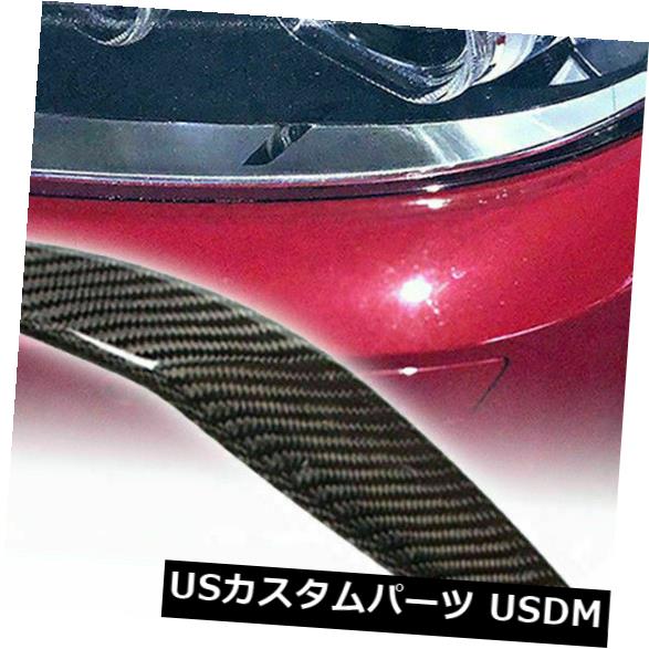 アイライン BMW 3シリーズF30 328i 320i 13-17の車のヘッドライトまぶたの眉毛-カーボンファイバー Car Headlight Eyelids Eyebrow For BMW 3 Series F30 328 320i 13-17 - Carbon Fiber 【並行輸入品】