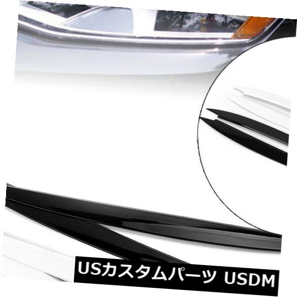 アイライン すべてのVWゴルフ/ GTi / TDi 2014-16ブラック/ホワイト用フロントヘッドライトまぶた眉毛 Front Headlight Eyelids Eyebrows for ALL VW Golf / GTi /TDi 2014-16 Black/White 【並行輸入品】 27,944円