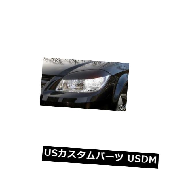 アイライン 05-10シェビーコバルトカット済みEYELIDヘッドライトオーバーレイ-グロスブラック 05-10 Chevy Cobalt pre-cut EYELID Headlight Overlays - Gloss Black 【並行輸入品】