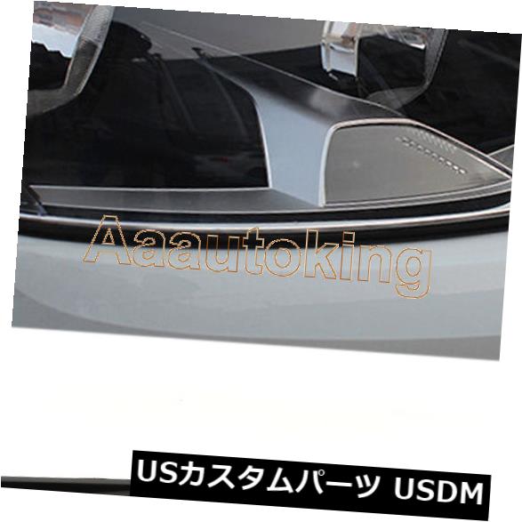 アイライン VWゴルフMK7 2014の光沢のある黒いヘッドライト装飾まぶた眉毛トリムフィット Shiny Black Headlight Decoration Eyelid Eyebrow Trim Fit for VW Golf MK7 2014 【並行輸入品】