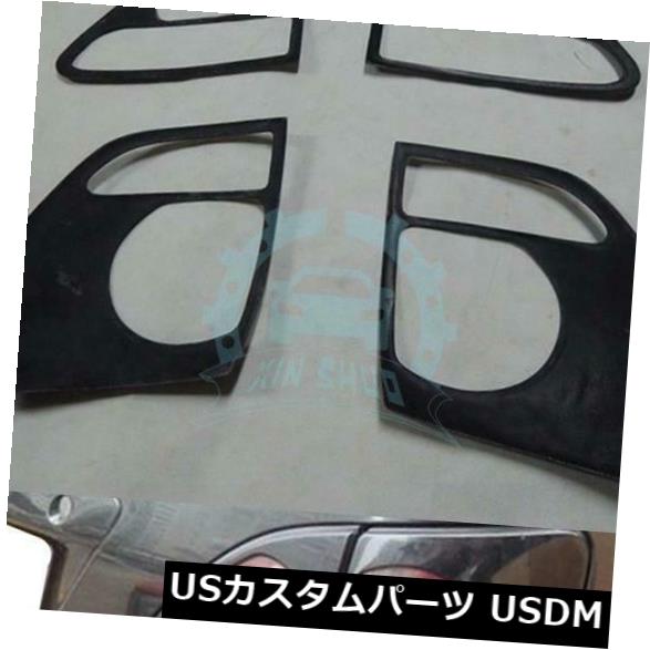 アイライン レクサスRx300 01-03ハリアーテールライトトリム眉毛まぶた炭素繊維 For Lexus Rx300 01-03 Harrier Tail Lights Trim Eyebrows Eyelids Carbon Fiberki 【並行輸入品】