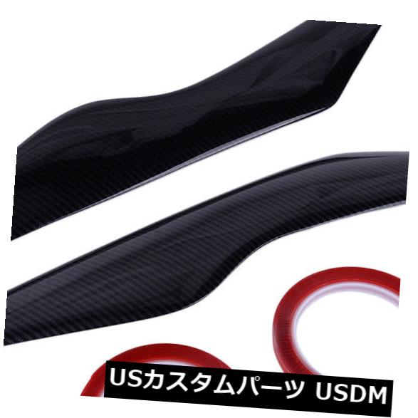 アイライン フォードフォーカス2009-2011に合う2pcs炭素繊維スタイルまぶたヘッドライト眉毛 2pcs Carbon Fiber Style Eyelids Headlight Eyebrows Fit for Ford Focus 2009-2011 【並行輸入品】