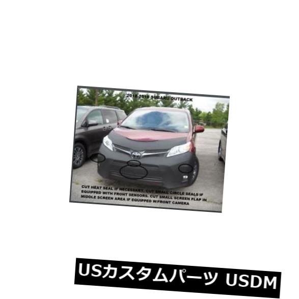 新品 レブラフロントエンドマスクカバーブラジャーはトヨタシエナ2018-2020 18 19 20に適合 Lebra Front End Mask Cover Bra Fits Toyota Sienna 2018-2020 18 19 20 【並行輸入品】｜カスタムパーツ WORLD倉庫
