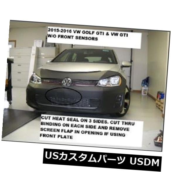 新品 LebraフロントエンドマスクカバーブラジャーはセンサーなしでVW Gti 2015-2017に適合15 16 17 Lebra Front End Mask Cover Bra Fits VW Gti 2015-2017 Without Sensors 15 16 17 【並行輸入品】