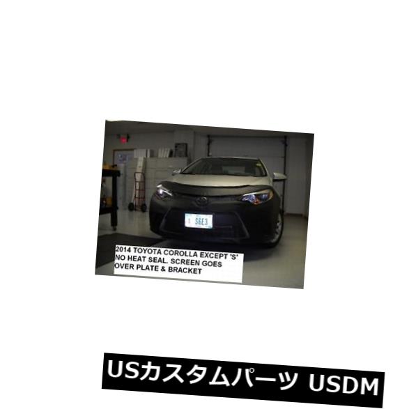 新品 レブラフロントエンドマスクカバーブラジャーは、Sモデルを除く2014 2015トヨタカローラに適合 Lebra Front End Mask Cover Bra Fits 2014 2015 TOYOTA COROLLA except S model 【並行輸入品】