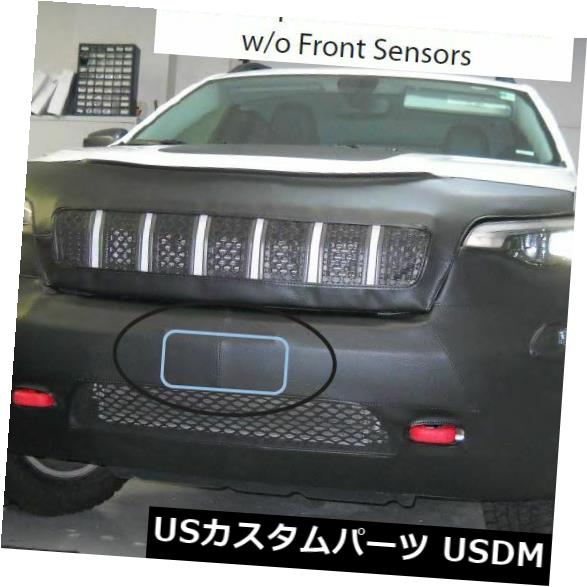 新品 Lebraフロントマスクカバーブラジャーは2019年型ジープチェロキートレイルホーク（フロントセンサーなし）に適合 Lebra Front Mask Cover Bra Fits 2019 Jeep Cherokee Trailhawk w/o Front Sensors画像