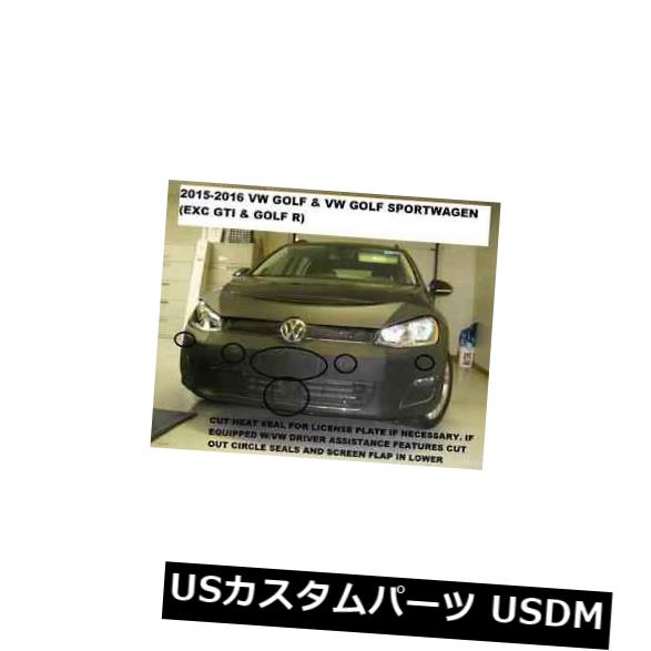 新品 Lebra Front Mask Cover Bra Fits 2015-2017 Volkswagen Golf & Golf Sportwagen 【並行輸入品】