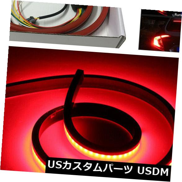 ハイマウントテール 車のLEDリアフロントガラス高マウントブレーキライトテールランプシーケンシャルストリップ素晴らしい Car LED Rear Windshield High Mount Brake Light Tail Lamp Sequential Strip Superb 【並行輸入品】