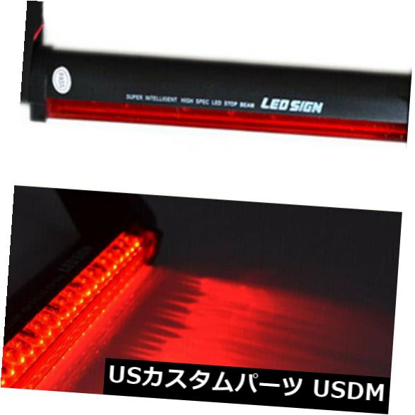 24 12v Auto 自動電球ランプのための赤24 Red 12v車の第3 Third Led パーツ Bulb Light Third Stop 車用品 Car ライト ランプ 車用品 バイク用品 Tail Brake 3rd Led 3rdブレーキ停止尾灯の高い台紙 ハイマウントテール その他