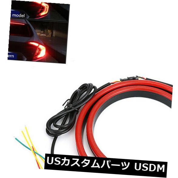 ハイマウントテール 赤いled車の後部風防の高い台紙第3第4ブレーキテールシーケンシャルライトストリップ ライト ランプ Red Brake Led ハイマウントテール Car Rear Windshield High 3rd 4th Brake Tail Sequential Mount Light Strip オープニング 大放出セール