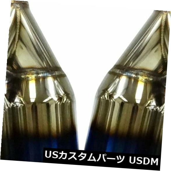 マフラーカッター 2X BLUE BURNT EXHAUST 2.5\