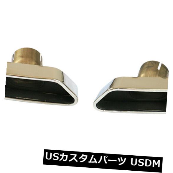マフラーカッター 1ペアオリジナルOEM BMW 5シリーズ排気管テールチップ、クランプ2.75インレット付き 1 Pair Original OEM BMW 5 Series exhaust pipe tail tips with clamp 2.75 inlet 【並行輸入品】