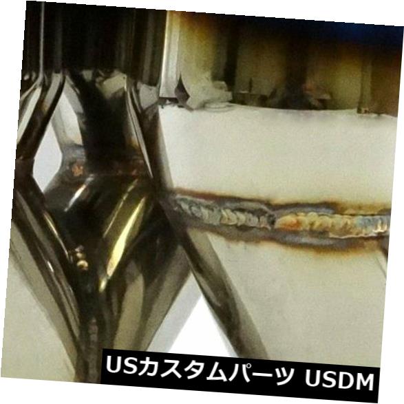 マフラーカッター 2X Staggered Stainless Blue Burnt 2.5\