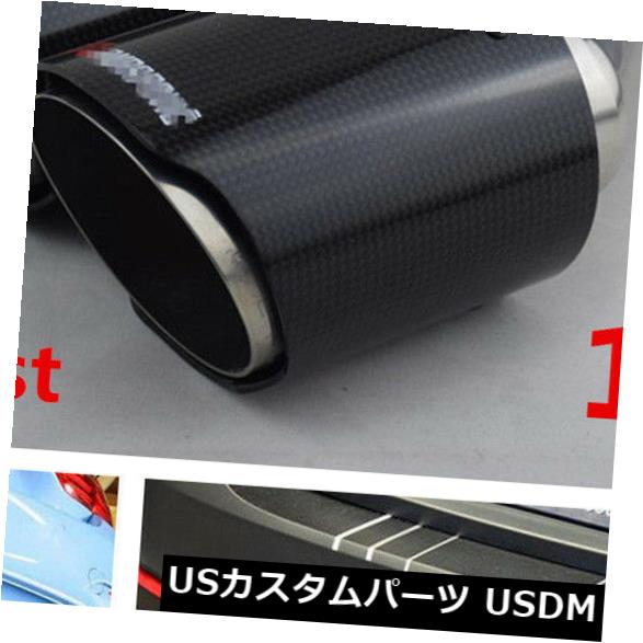 マフラーカッター 1x黒光沢のあるリアルカーボンファイバーカーエキゾーストデュアルパイプテールマフラーチップ63-89mm 1x Black Glossy Real Carbon Fiber Car Exhaust Dual Pipe Tail Muffler Tip 63-89mm 【並行輸入品】