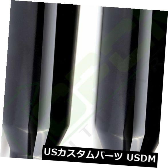マフラーカッター ペアブラックトラックエキゾーストヒント2 5 インレット4 アウトレット12 ロングウェルドオン Pair Black Truck Exhaust Tips 2 5 Inlet 4 Outlet 12 Long Weld On Elteachermurcia Com