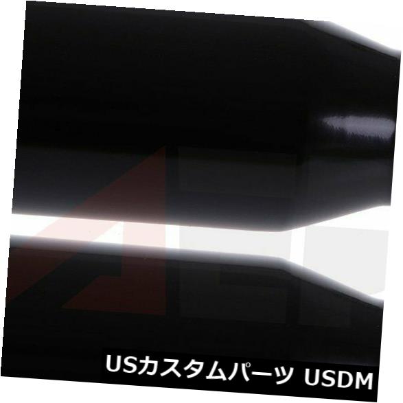 マフラーカッター ペアブラックエキゾーストチップ4 \