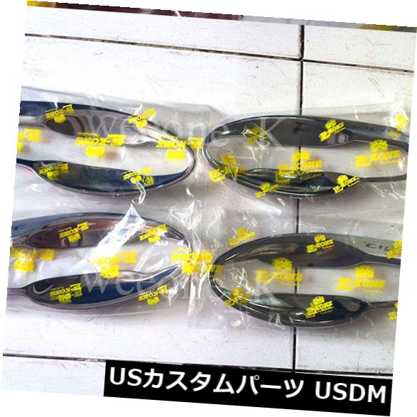 ドア部分カバー HONDA CIVIC 2012 2013 2014 2015の4ドアハンドルボウルカバー 4 DOOR HANDLE BOWL INSERTS COVER FOR HONDA CIVIC 2012 2013 2014 2015 【並行輸入品】