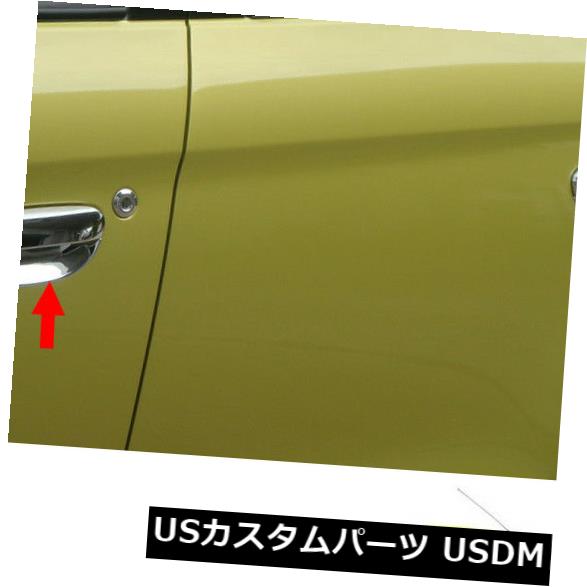 ドア部分カバー ドアハンドル+ボウルインナーカバークロームフィット三菱ミラージュスペーススター2012-15 Door Handle + Bowl Inner Cover Chrome Fit Mitsubishi Mirage Space Star 2012 - 15 【並行輸入品】