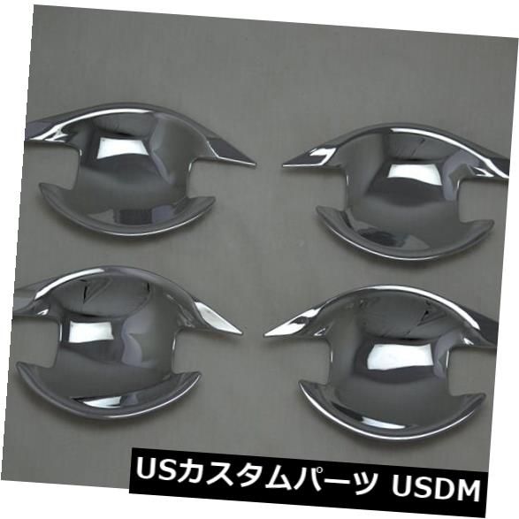 ドア部分カバー 三菱ASX RVRアウトランダースポーツ2010-2018用ABSサイドドアハンドルボウルカバー ABS Side Door Handle Bowl Cover For Mitsubishi ASX RVR Outlander Sport 2010-2018 【並行輸入品】