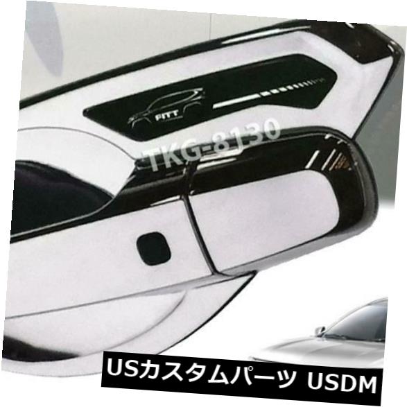 ドア部分カバー MITSUBISHI MONTERO PAJERO SPORT 2015-2019のドアハンドルボウルカバートリム DOOR HANDLE BOWL COVER TRIM FOR MITSUBISHI MONTERO PAJERO SPORT 2015 - 2019 【並行輸入品】