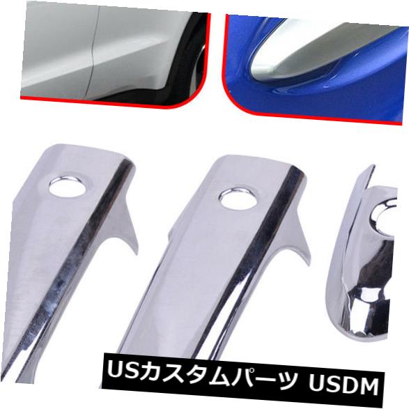 ドア部分カバー ホンダVezel HR-V 2014-2018に合うクロムドアハンドルカバートリムボウル Chrome Door Handle Cover Trim Bowl Fit for Honda Vezel HR-V 2014-2018 【並行輸入品】