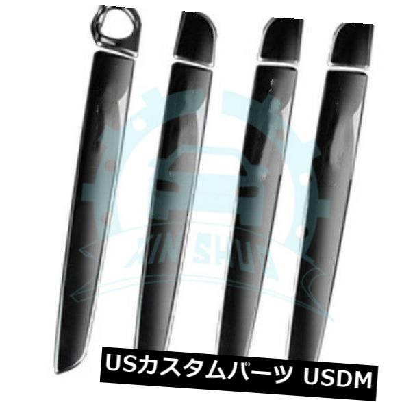 ドア部分カバー ヒュンダイエラントラ2017-2018のブラックチタンサイドドアハンドルボウルカバー交換 Black Titanium Side Door Handle Bowl Cover Replace For Hyundai Elantra 2017-2018 【並行輸入品】