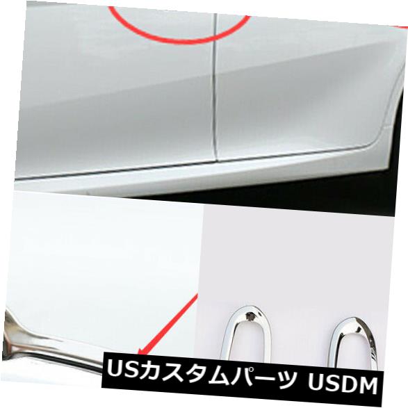 ドア部分カバー 8 *クロームアウタードアハンドルボウルデコレータカバートリムトヨタカムリ2018 2019 8*Chrome Outer Door Handle Bowl Decorator Cover Trim For Toyota Camry 2018 2019 【並行輸入品】