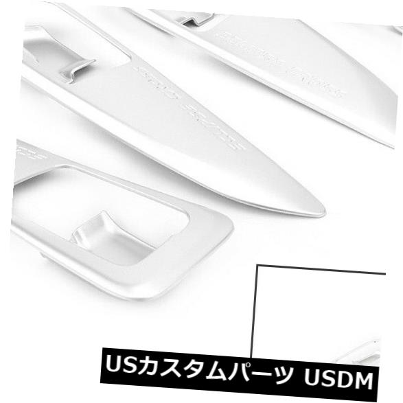 ドア部分カバー Mitsubishi Eclipse Cross 2018 ha用車のドアインナーハンドルボウルカバートリム Car Door Inner Handle Bowl Cover Trim for Mitsubishi Eclipse Cross 2018 ha 【並行輸入品】