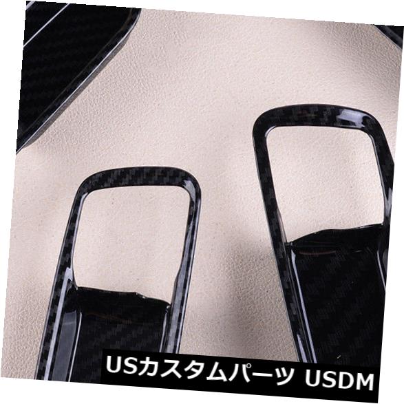 ドア部分カバー トヨタカローラ2019のために合うカーボン繊維のABS内側のドアハンドルボールカバートリム Carbon Fiber ABS Inner Door Handle Bowl Cover Trim Fit For Toyota Corolla 2019 【並行輸入品】